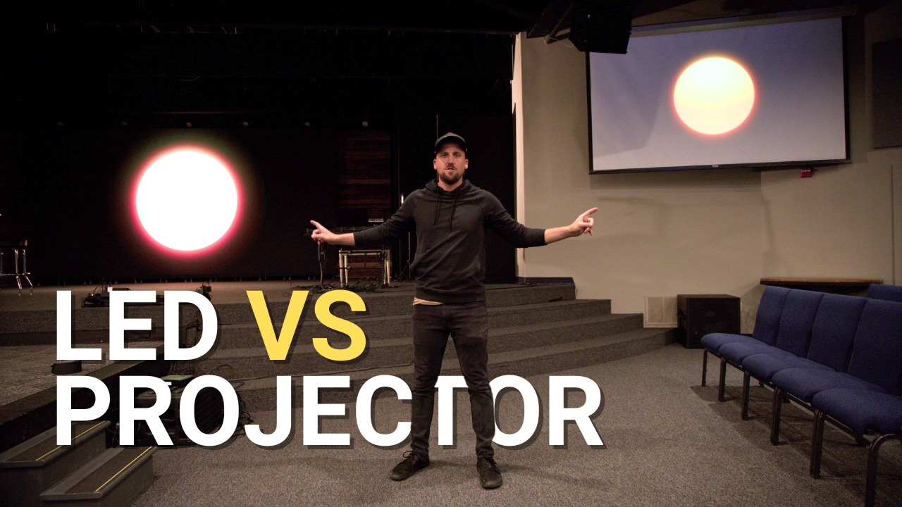 LED Screens vs Projection Screens for Churches